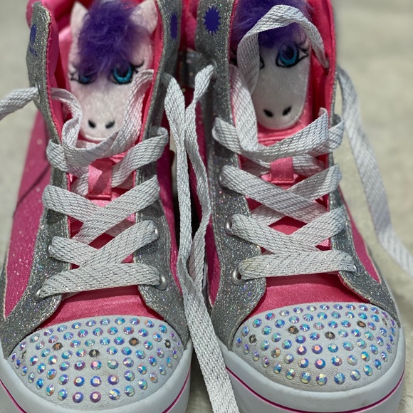 Skechers Twinkle Toes High-top Sneakers - Picture 5 of 6